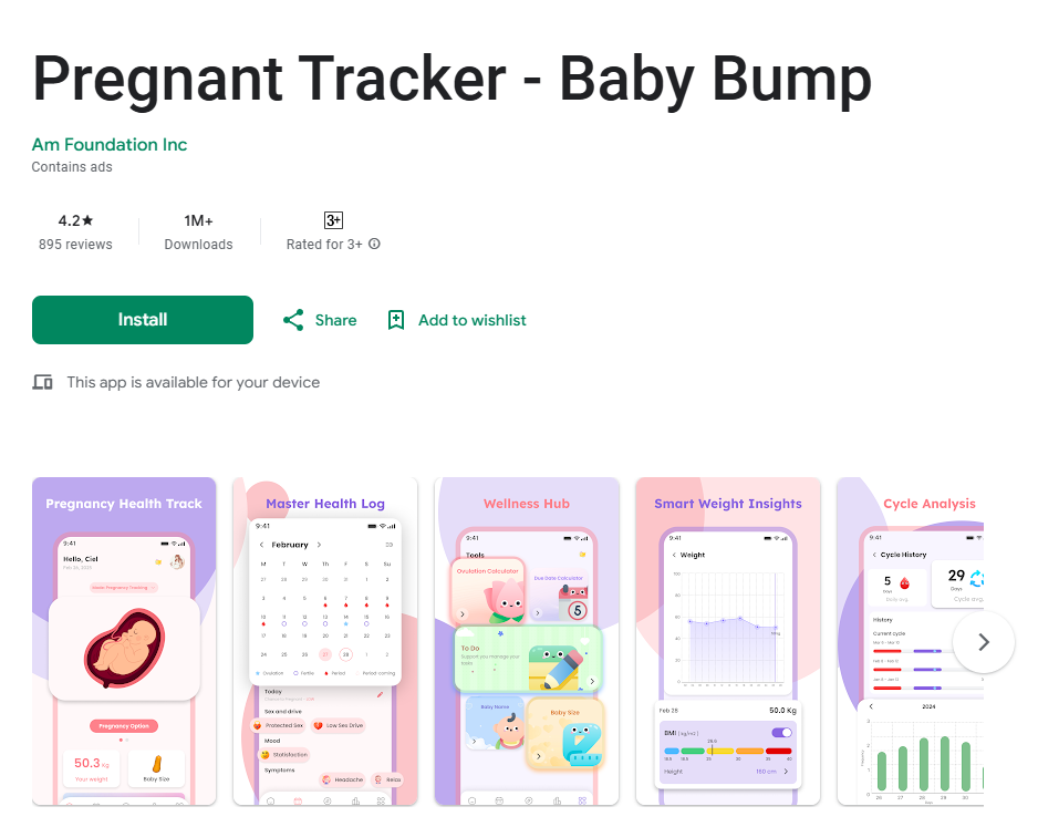 Pregnant Tracker - Baby Bump